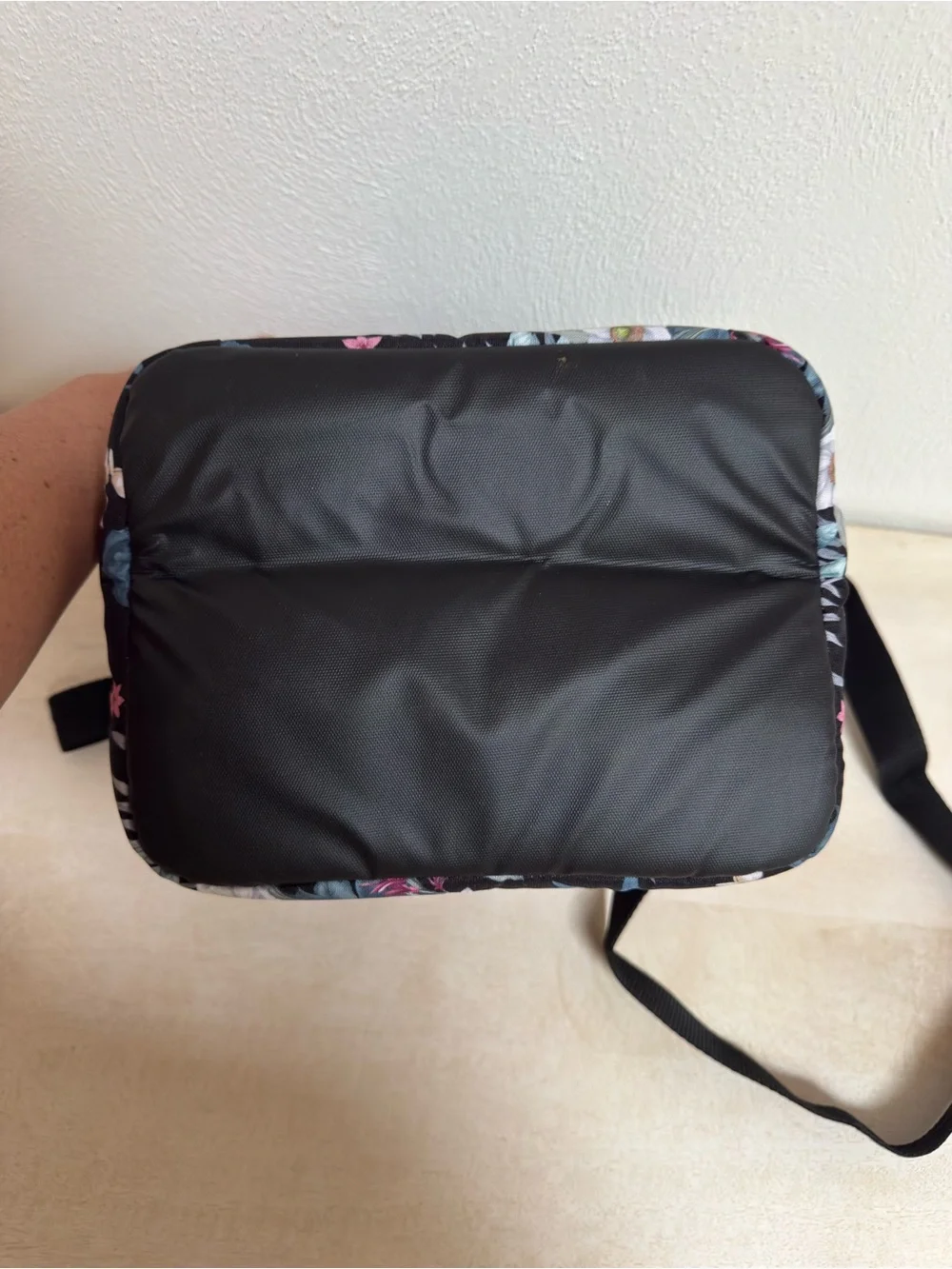 Black Floral Insulated Breast Milk Cooler